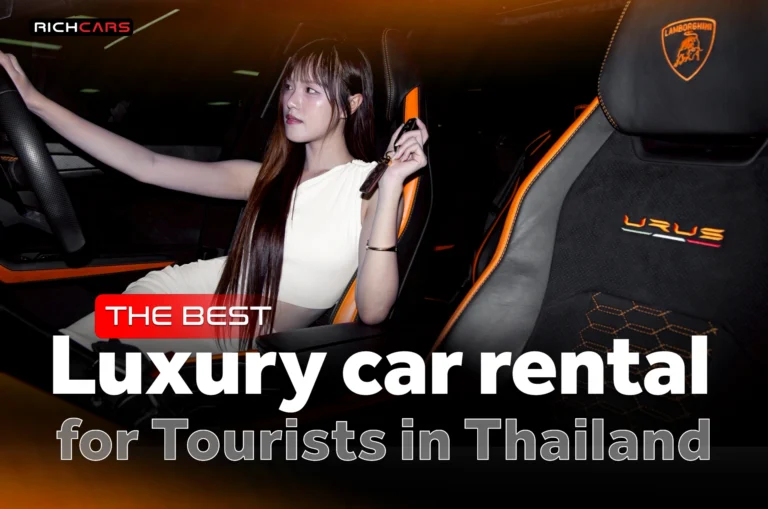 Luxury car rental for tourists in Thailand